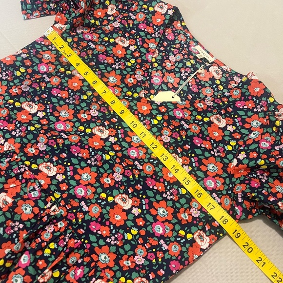 JODIFL Floral Blouse - Vibrant Multicolor Floral Blouse - Picture 11 of 12